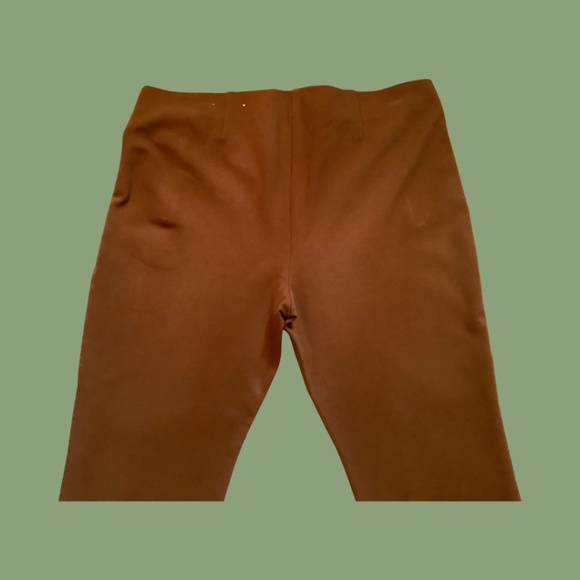 CHICO’S CASUAL EASY WEAR SIZE 3 UMBER STRAIGHT LEG SLACKS - Picture 4 of 4